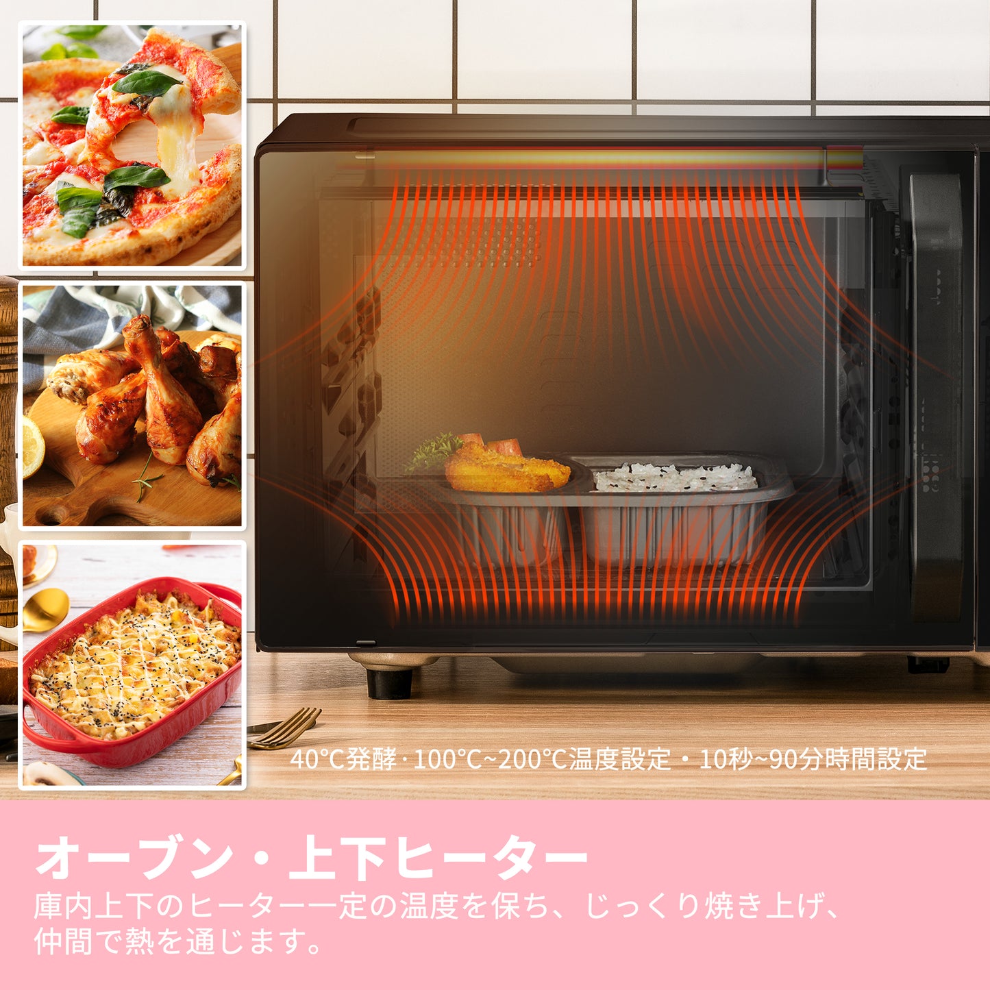 COMFEE' オーブンレンジ 16L フラットテーブル ブラック CF-EA162-BK