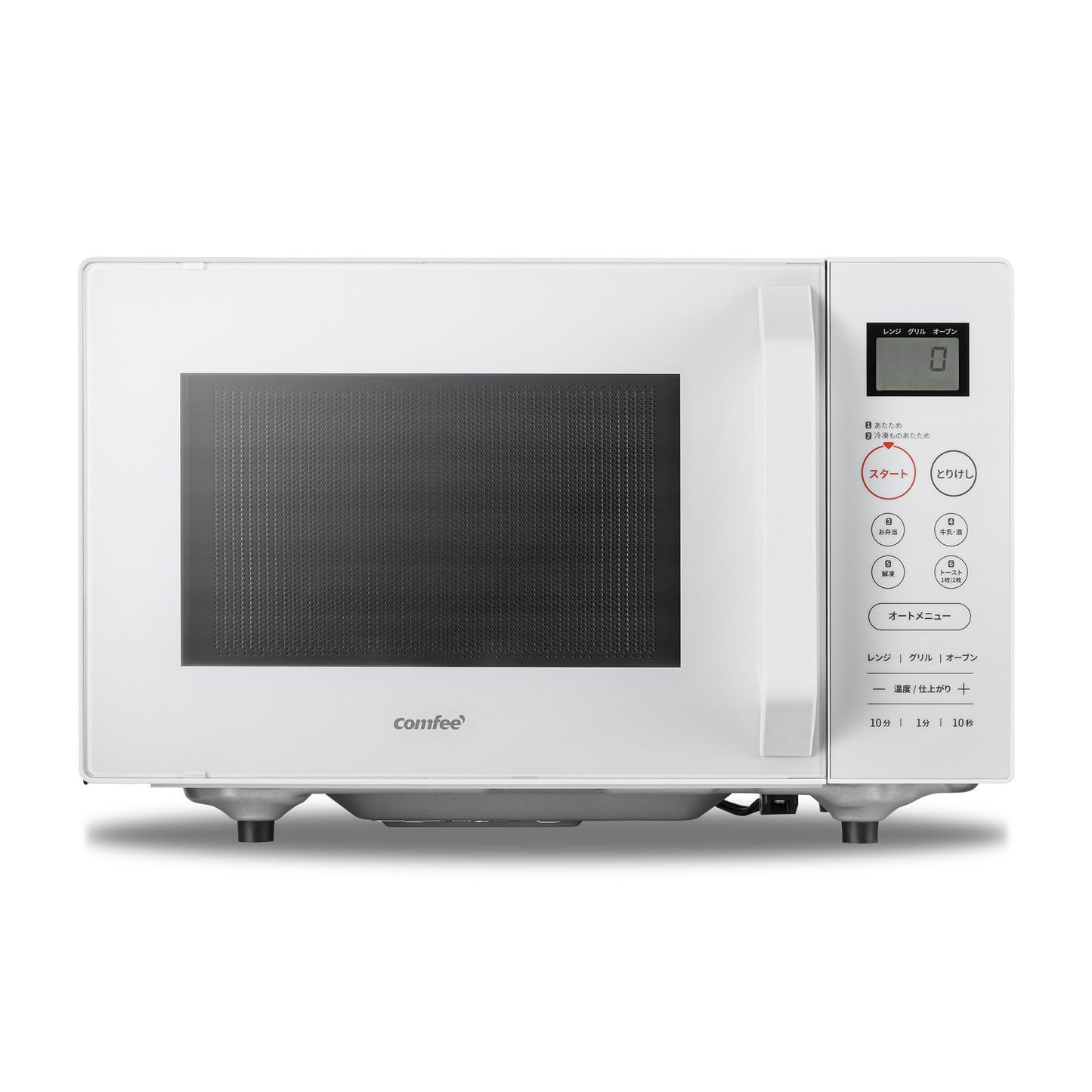 COMFEE' オーブンレンジ 16L フラットテーブル ホワイト CF-EA162-WH