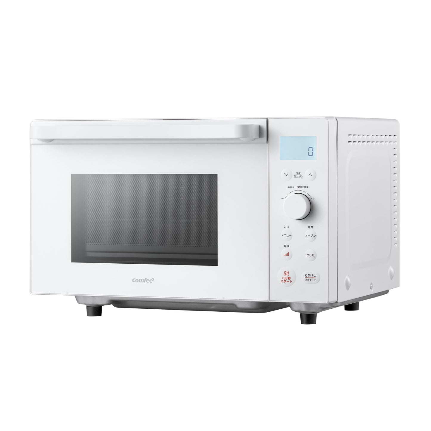 COMFEE' オーブンレンジ 18L フラットテーブル ホワイト CF-EA181-WH