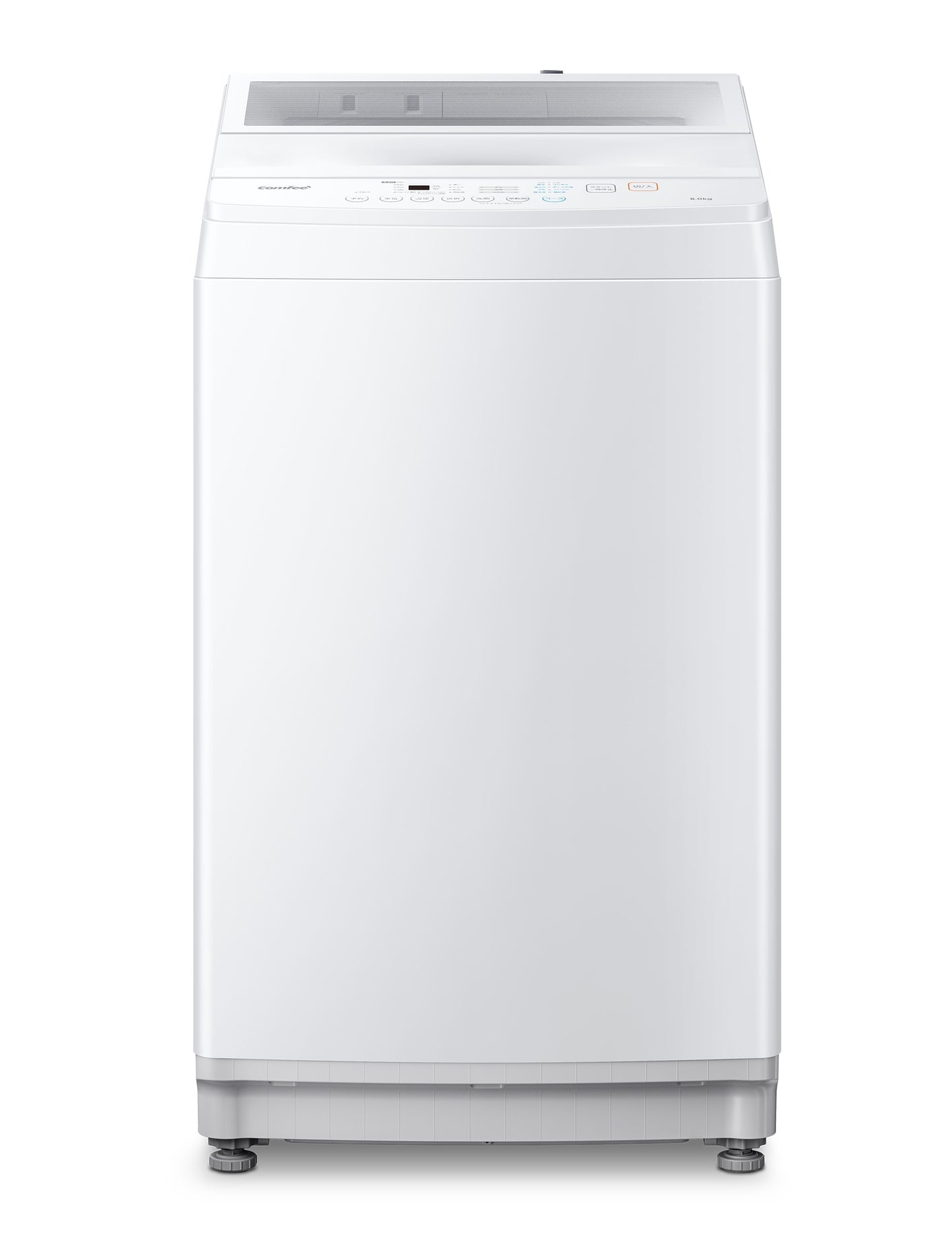 COMFEE’洗濯機 8kg 洗剤自動投入 風乾燥 白 CA-80A1(W)