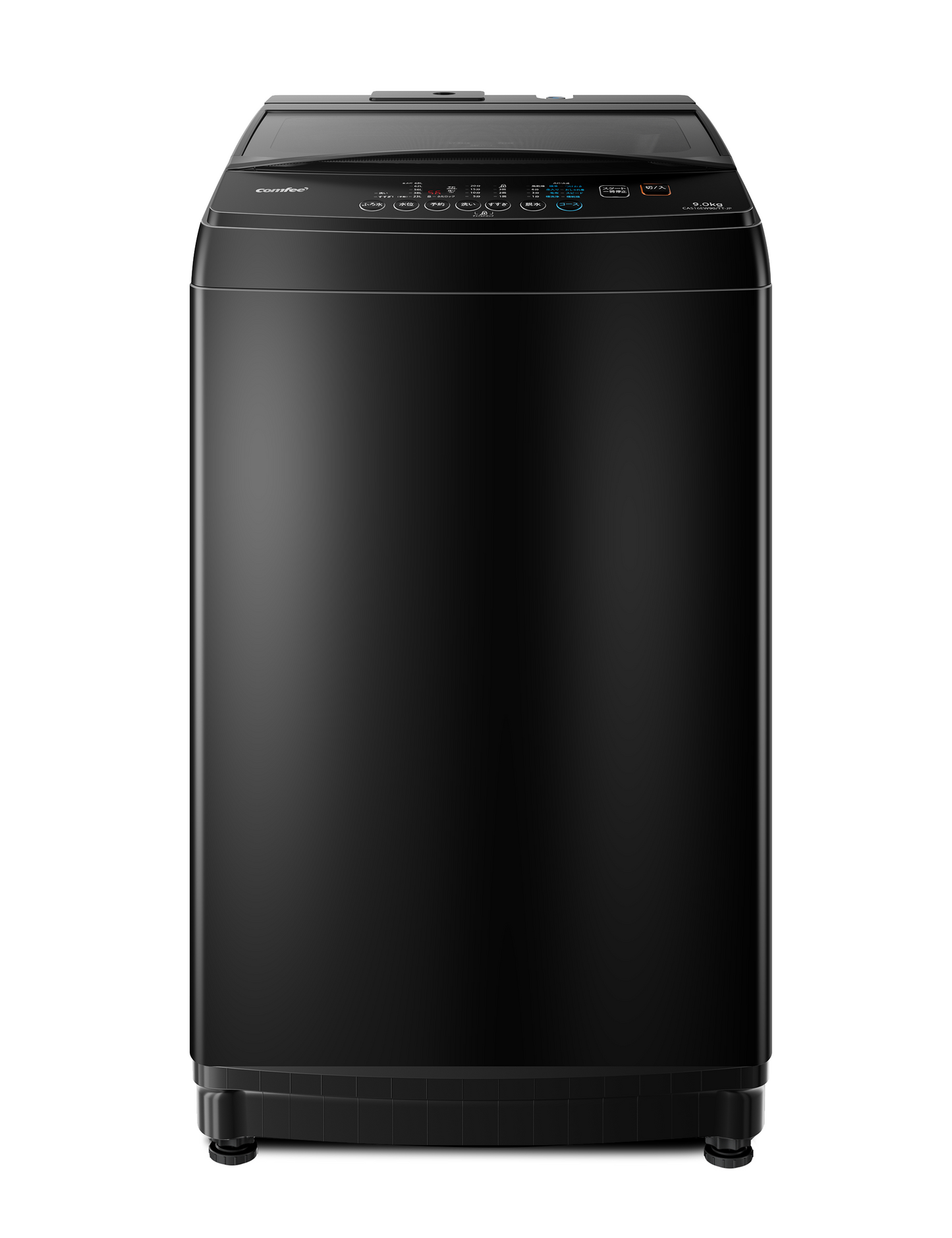 COMFEE' 洗濯機 9kg 全自動 風乾燥 金属グレー CAS16EW90/TT-JP