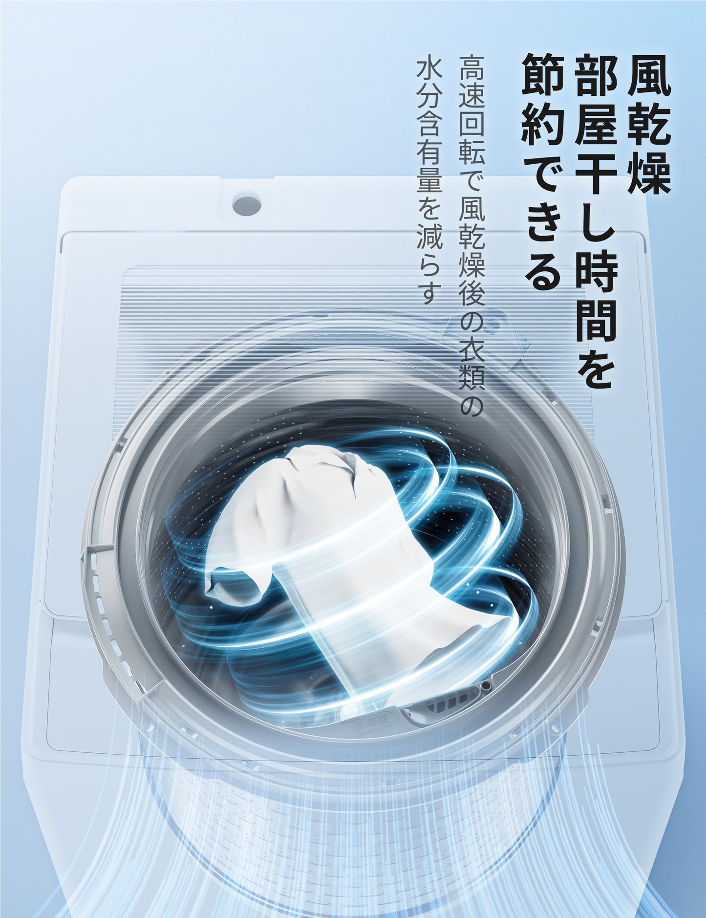 COMFEE' 洗濯機 5.5kg 全自動 風乾燥 黒 CAC06EW55/T-S1