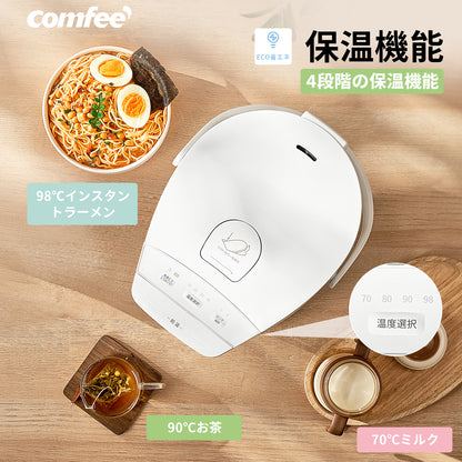 COMFEE'　電気ポット 2.2 リットル ホワイト CKW-22SW07A1