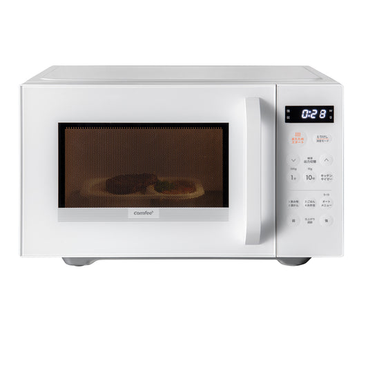 COMFEE' 電子レンジ 23L フラットテーブル ホワイト 単機能　CMO-EMP032XFPG(WH)