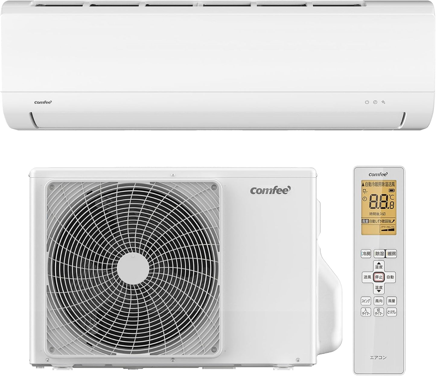 COMFEE' エアコン  6畳　CYA-221B(W)/COYA-221B