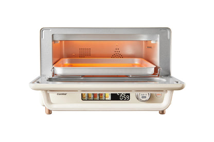 COMFEE'  オーブントースター 4枚焼き  14L アイボリー CF-AC141-AY