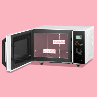 COMFEE' オーブンレンジ 16L フラットテーブル　ブラック+ホワイト  CF-DA161-WB