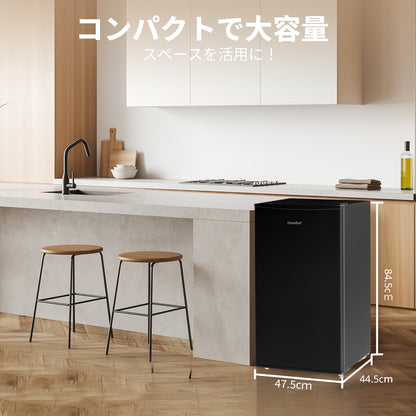 COMFEE'　冷凍庫62L　ブラック RCD60BL1JP(E)