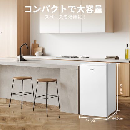 COMFEE'　冷凍庫 62L　ホワイト RCD60WH1JP(E)