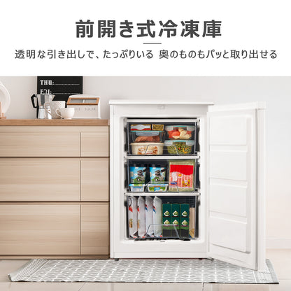 COMFEE'　冷凍庫 86L　ホワイト  RCU83WH(E)